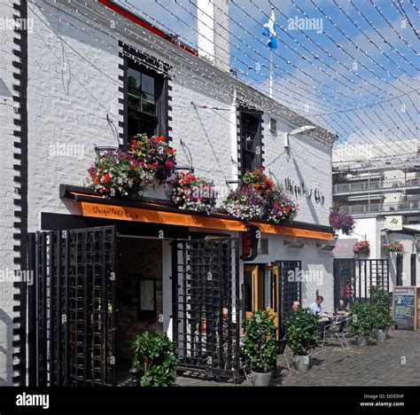 Ashton Lane near Byres Road in Glasgow West End Scotland with ...