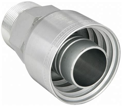 AEROQUIP Steel X Steel Straight Hydraulic Crimp Fitting 10C350