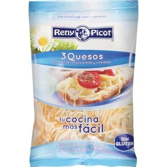 Queso Rallado 3 Quesos Envase 150 G Emmental Mozzarella Y Cheddar