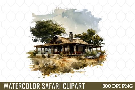 Watercolor Safari Clipart (3479368)