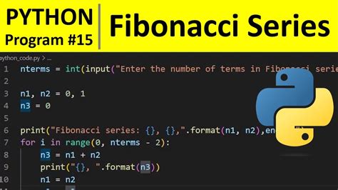 Python Program 15 Print Fibonacci Series Using For Loop In Python