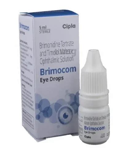 Brimonidine Tartrate And Timolol Maleate Eye Drops At Rs 99piece