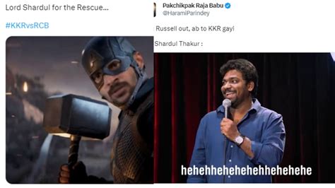 Lord Shardul To The Rescue Top 10 Memes From Kolkata Knight Riders Vs