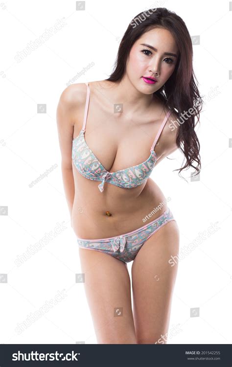 Beautiful Sexy Asian Woman Lingerie On ภาพสตอก 201542255 Shutterstock