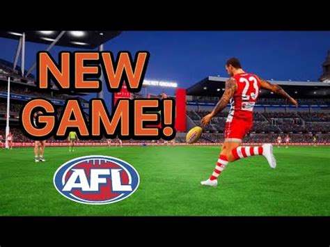 New Afl Game In Works Now Youtube