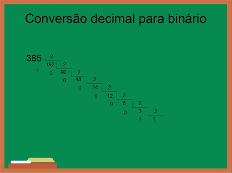 Converter de decimal para binário Tech Moment