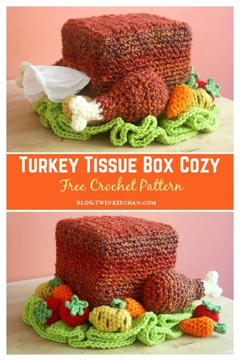 4 Thanksgiving Tissue Box Cover Free Crochet Pattern Tissue Box Covers Tissue Boxes