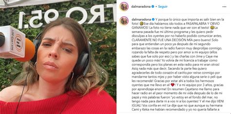 La respuesta de Dalma Maradona sobre el posteo que Kun Agüero le dedicó