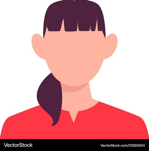 Woman Avatar Profile Royalty Free Vector Image