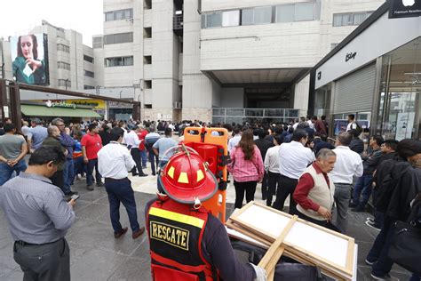 Simulacro Nacional Multipeligro así fue el ensayo de prevención ante