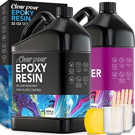 Clear Pour Oz Epoxy Resin Kit Crystal Clear Epoxy Resin Kit Art