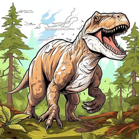 Premium AI Image | Tyrannosaurus for kids