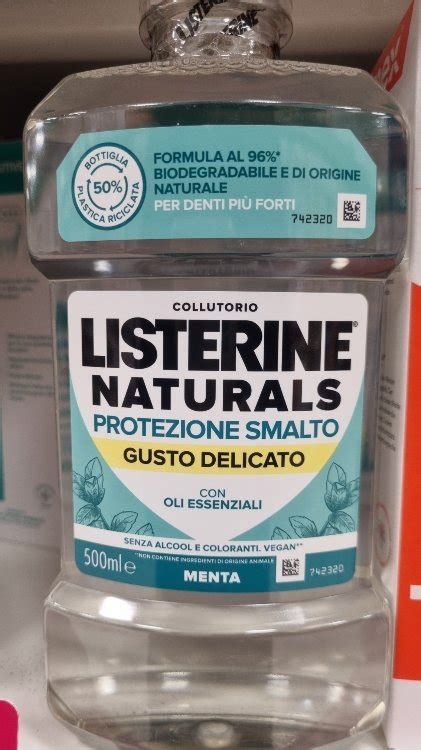 Listerine Bain De Bouche Naturel Aux Huiles Essentielles INCI Beauty