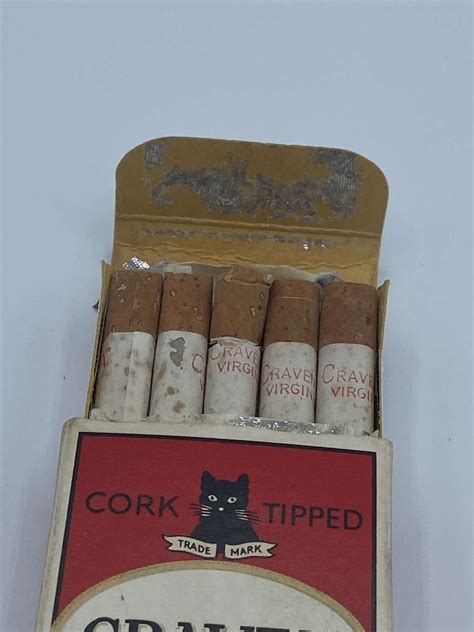 Ww1 Craven A Virginia Cigarettes Complete Pack