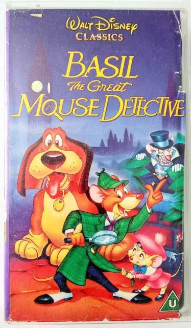 Walt Disney Classic Basil The Great Mouse Detective Vhs Eur