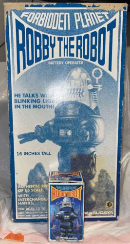 Masudaya Forbidden Planet Robby The Robot Talking And Wind Up Figures Vintage Ebay