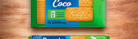 Biscoito Renata Laminado Coco 170g E 360g Renata