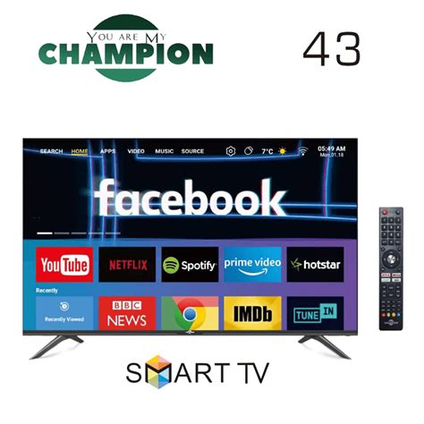 Televiseur Champion 43″ Smart Android TV - SOUMARI