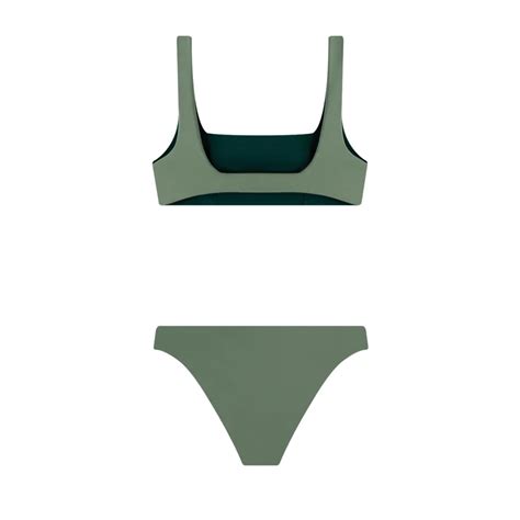 Shikoo Swimwear Green Aranya Bikini Hipicon