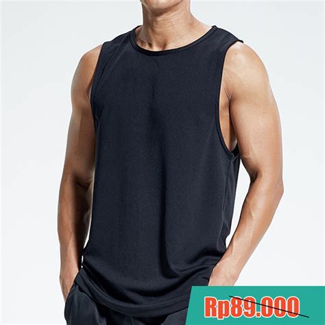 Jual Produk Baru Flash Sale Rp69 000 KAMB Singlet Pria Dewasa Gym