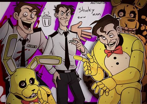 William Afton/Dave Miller Fanart | Dave miller, William afton, Afton