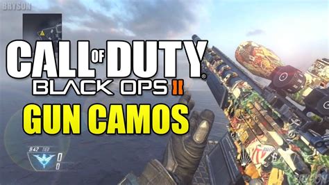 Black Ops 2 ALL GUN CAMOS Multiplayer Screenshots On Guns Call Of