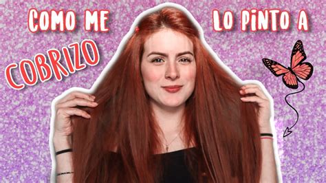 Como Pintarse El Cabello En Casa COBRIZO Sin Decolorar Tips Canas Y