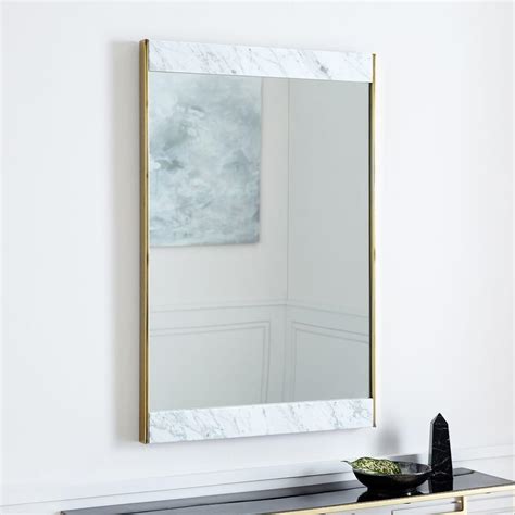 Marble Brass Wall Mirror West Elm Uk