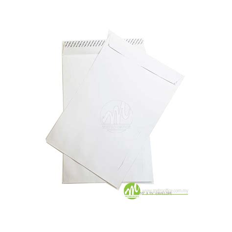 10 X 15 White Envelope Peal Seal Metro Office Products