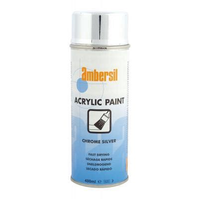 Ambersil Acrylic Paint Chrome Silver 400ml Bradechem