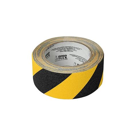 ROLLO 5M DE CNTA ANTIDERRAPANTE AMARILLO NEGRO 50MM C ABRASIVO 101448