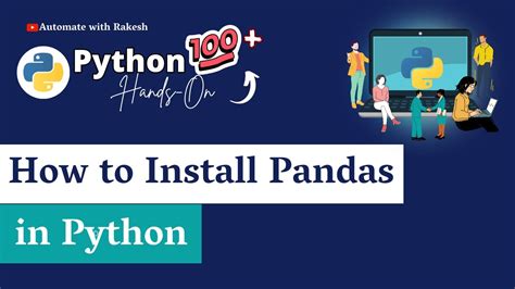 Python Pandas Installation How To Install Pandas On Python