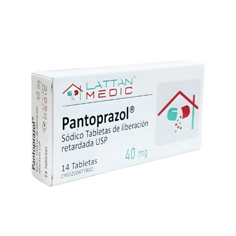 Pantoprazol Lr 40mg X 14 Comprimidos Lattan Medic Farmadon La