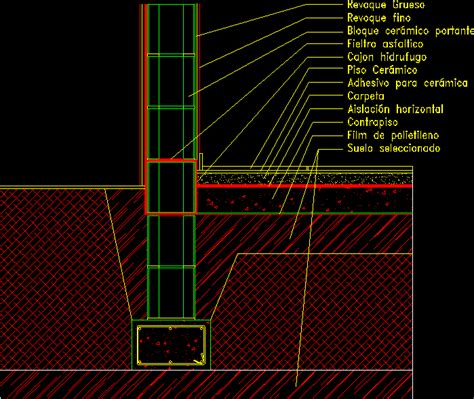 Muros En Dwg Kb Librer A Cad