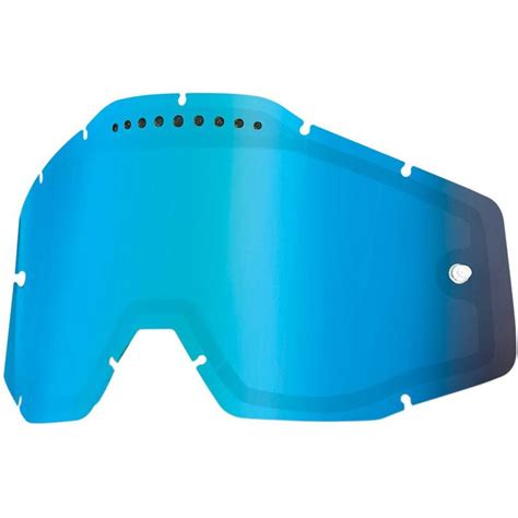 Ecran De Masque Accuri Strata Racecraft Mirror Bleu Moto Axxe Fr