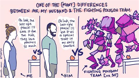 One Of The Many Differences Between Me My Husband The Fighting