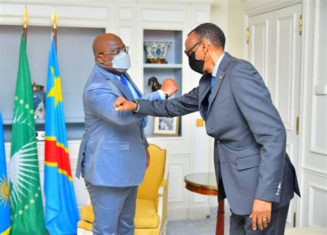 Tête à tête entre Tshisekedi et Kagame à Luanda