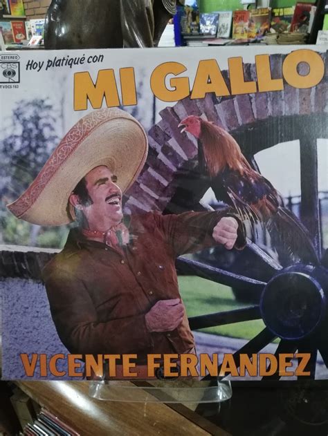 LP VICENTE FERNANDEZ HOY PLATIQUÉ CON MI GALLO TVDCS163 Libreria Atlas