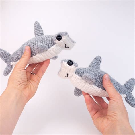 Pattern Hugo The Hammerhead Shark Pattern Amigurumi Hammerhead Shark