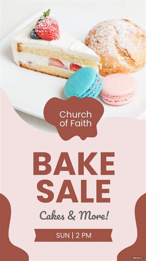 Free Church Bake Sale Instagram Story Template - Edit Online & Download ...