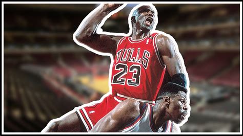 Michael Jordan Dunks on Patrick Ewing - YouTube