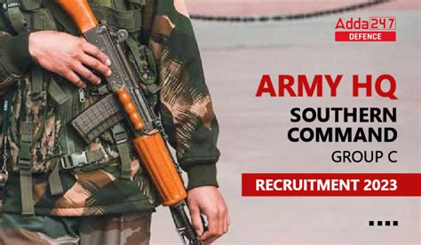 Army HQ Southern Command Group C Recruitment 2023 Notification