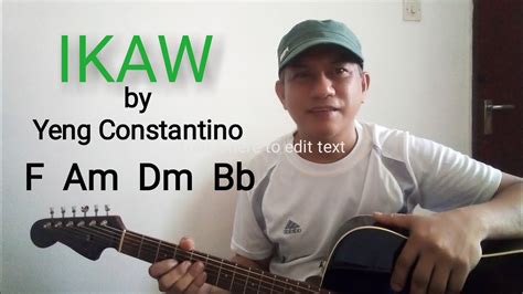 Ikaw By Yeng Constantino Coverlyrics And Chords Youtube