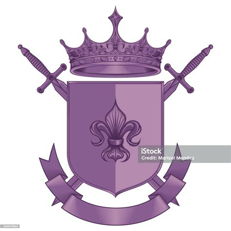 Illustration Medieval Coat Of Arms Stock Illustration - Download Image ...