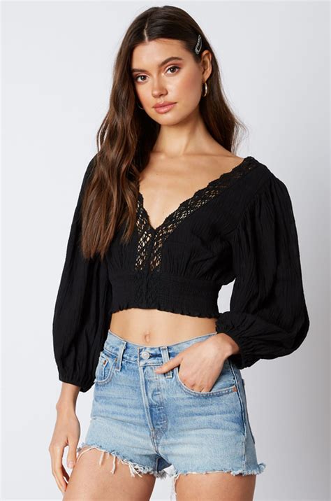 Pin By Boho Pink On The New Boho Black Lace Crop Top Black Boho Tops Bohemian Clothing Brands