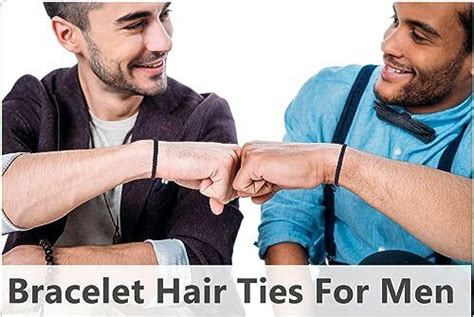 Large Braided Mens Hair Ties For Longhairs Men Bun Thick Pony Tails