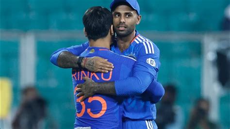 Suryakumar Yadav Heart Winning Gesture For Rinku Singh After Won The