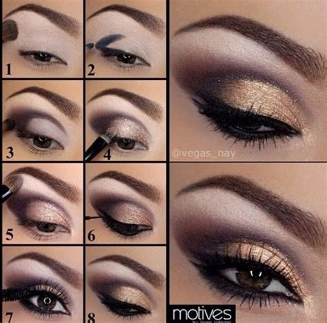 Purple And Gold Eye Makeup Tutorial Pictures, Photos, and Images for Facebook, Tumblr, Pinterest ...