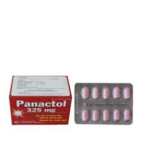 Panactol 325Mg Công Dụng Liều Dùng Tác Dụng Phụ Còn Hàng