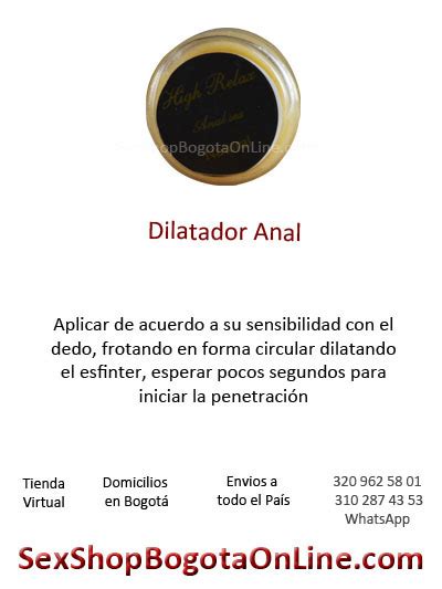 Dilatadores Anales Bogota Venta Sex Shop Unisex Hombre Mujer Crema Gel